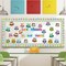 Colorful Owls Bulletin Board Decoration Set - Includes Mix of Owl Borders and Cutouts for Party, School, Classroom Door, Welcome Bulletin Board, Craft, and Home Wall Decor (Look Whooos in Our Room)